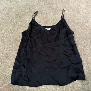 Aritzia Wilfred Black silk camisol